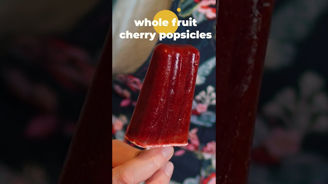 CHERRY POPSICLES Are The PERFECT Refreshing Summer Treat 