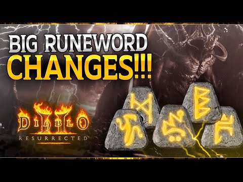 SHAKING UP DIABLO 2 META - New Rune Word Base Changes - Diablo 2 Resurrected - Spear Base Guide