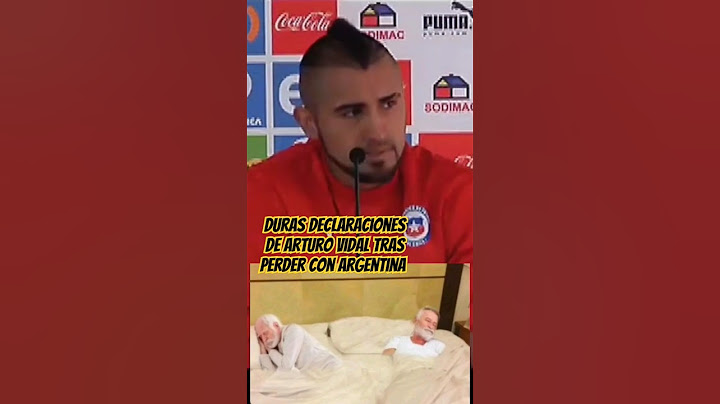 ARTURO VIDAL OPENED UP AFTER LOSING TO ARGENTINA