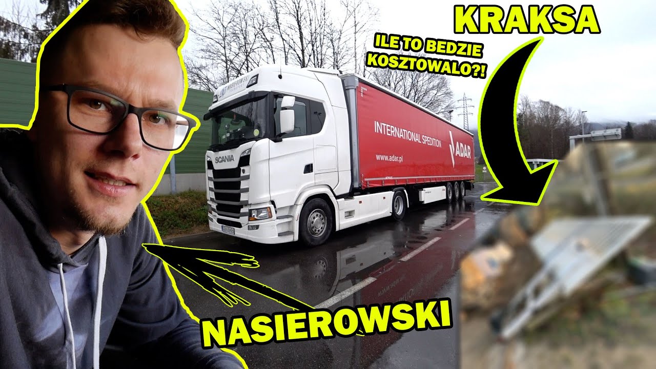 FRANCUZI DOMAGAJĄ SIE KASY!! ! PIERWSZA TAKA KRAKSA W MOJEJ FIRMIE  ! NASIEROWSKI TRANSPORT