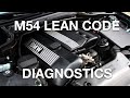 BMW P0171 P0174  2883 2882 Bank 1/2 Lean Code diagnostics and vacuum leak fix