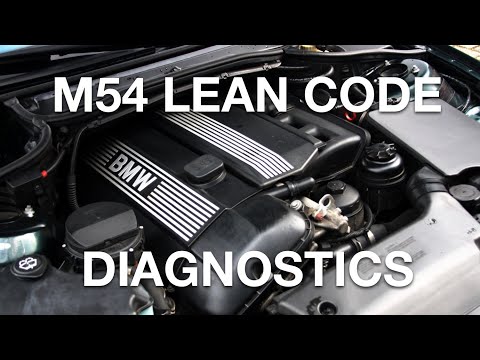 BMW P0171 P0174  2883 2882 Bank 1/2 Lean Code diagnostics and vacuum leak fix