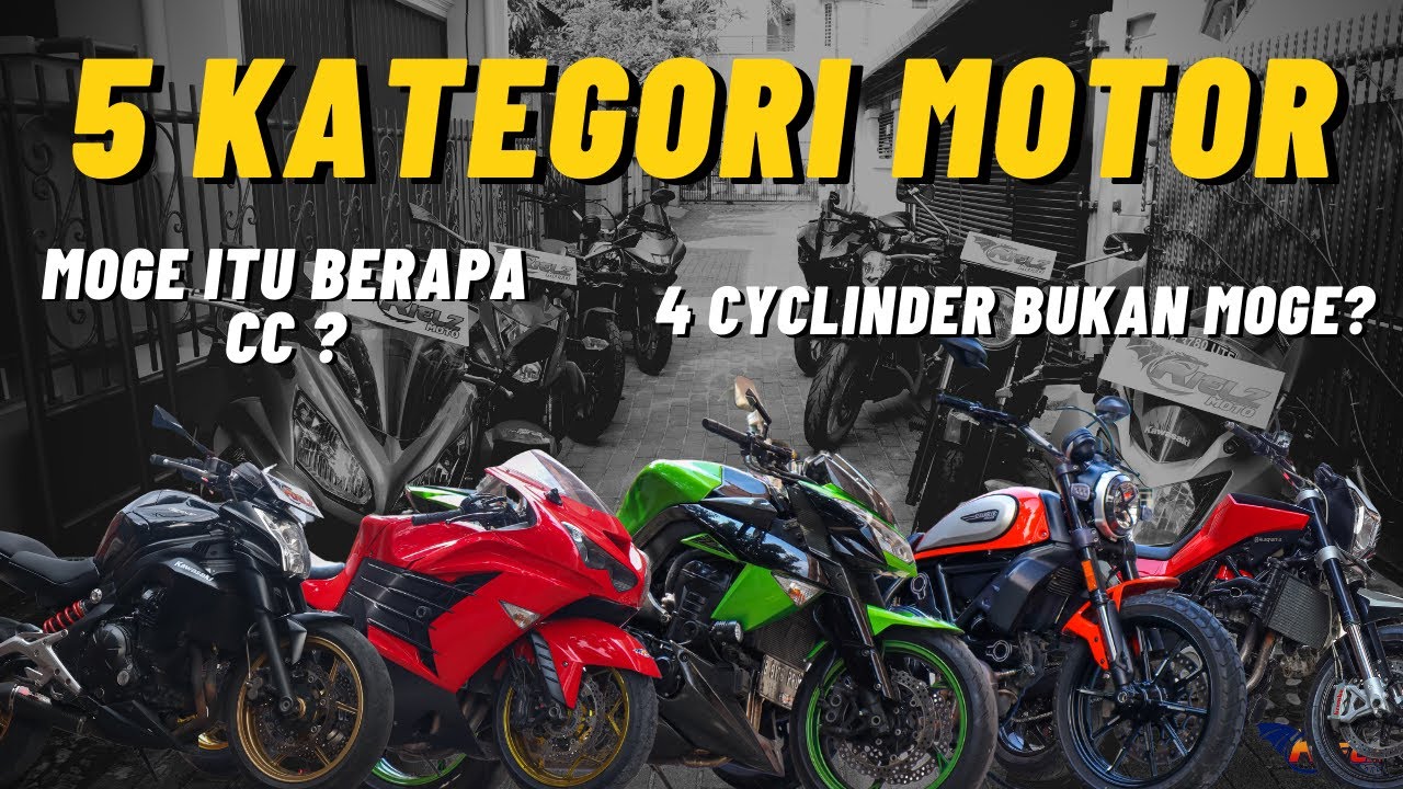 MOGE ITU BERAPA CC? 5 KATEGORI TIPE MOTOR !!! YouTube