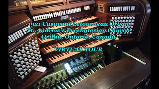 Casavant Organ Tour  St  Andrew's Orillia