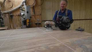 Sanding Large Table Top Tips