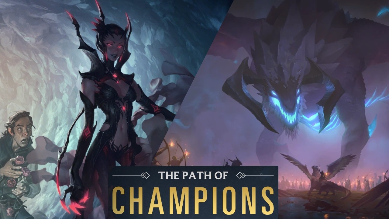 [Legends of Runeterra | Path of Champions] 3 Star Elise vs 6 Star Elder Dragon