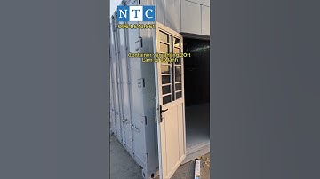 Bán container văn phòng 20ft làm từ vỏ lạnh siêu đẹp  | NTC-Container