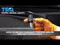 How To Replace Camshaft Position Sensor 2006-12 Toyota Rav4