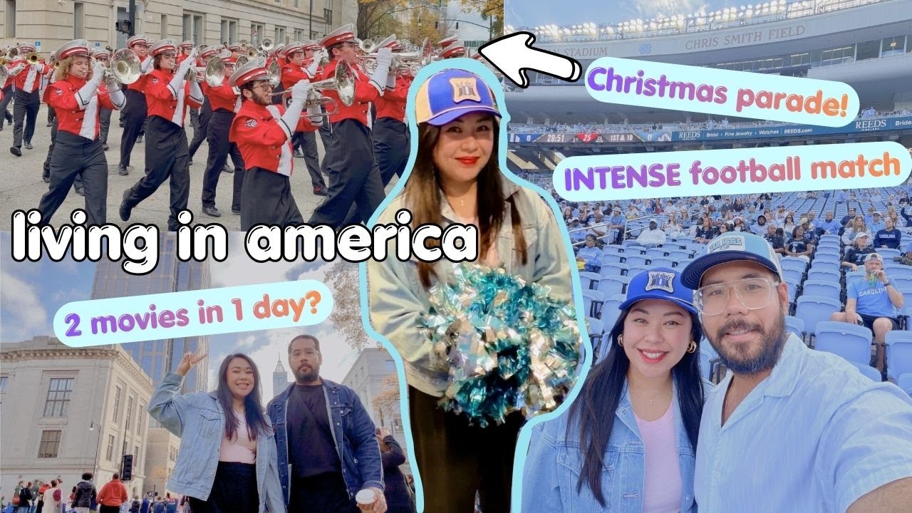 Рождественский парад, ожесточенное футбольное соперничество и 2 фильма за ОДИН ДЕНЬ?! 🎄🏈🎬 | Жизнь...