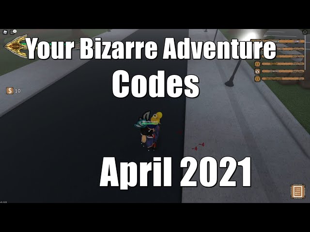 Roblox: Your Bizarre Adventure Codes