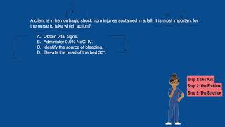 NCLEX Practice Item: Most important action