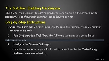 Resolving the PiCameraMMALError: Failed to enable connection: Out of resources on Raspberry Pi