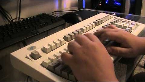 Typing on an IBM Model M
