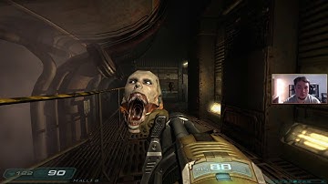 Playing Doom 3! Playthrough On Veteran Difficulty! Original Flashlight Version (Part 2 of 2)