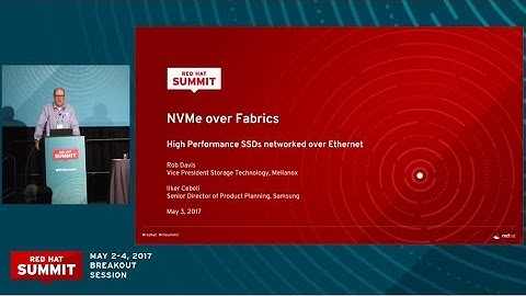 NVMe over Fabrics: High-performance SSDs networked over ethernet