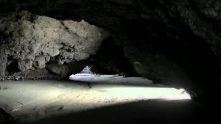 Deep in a Cave Near a Rushing Waterfall for 1 Hour ( ASMR for Sleep, Focus, and Relaxation )