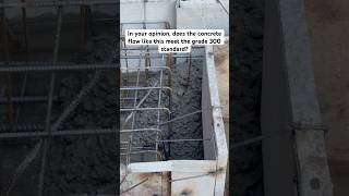 Concrete workability. #construction #concrete #project