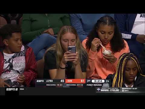 Paige Bueckers, Azzi Fudd, Geno Auriemma, UConn Huskies At Connecticut Sun vs Lynx | WNBA Playoffs