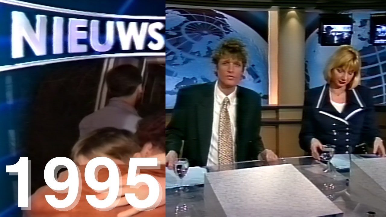 RTL 4 | RTL4 Avondnieuws | Jeroen Pauw | Loretta Schrijver (17.02.1995)