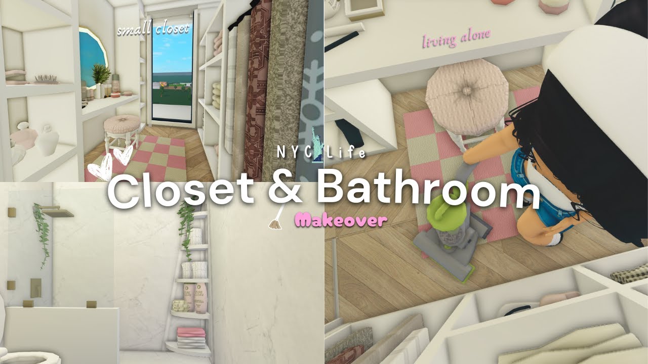 🌷Closet & Bathroom Makeoverlast episode Manhattan🗽🌷Bloxburg RP YouTube
