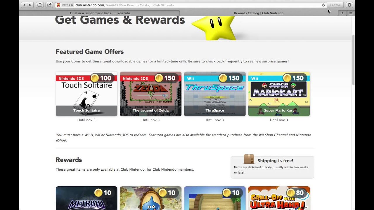 Juegos de nintendo 3ds y wii u gratis 2013 - YouTube