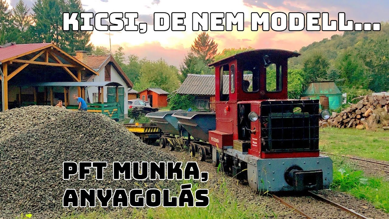 Работы по техническому обслуживанию на самой маленькой лесной железной дороге *🚂🚃* Кеменце, Венгрия