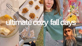 FALL MOTIVATION VLOG 2023  realistic work days, baking + ultimate fall day!