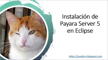 Instalación de Payara Server 5 con Eclipse