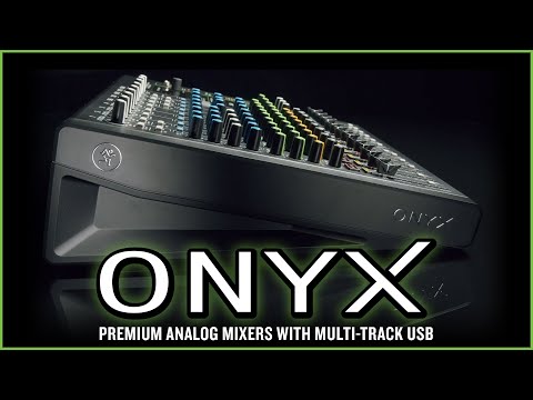 Onyx Premium Analog Mixers | Overview