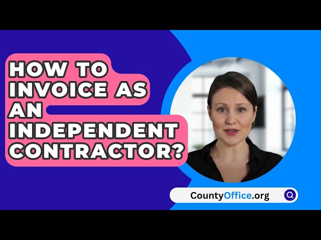 Easily Create Invoices: How to Create an Invoice as an Independent Contractor 3 sddefault
