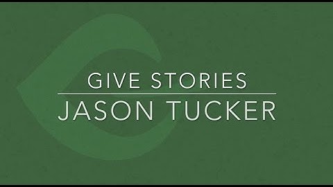 Jason Tucker - Mevo Crowdfunding Give Story