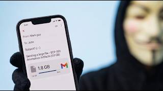 Masked Guy Shows How to Send Large Files in Gmail via Phone
