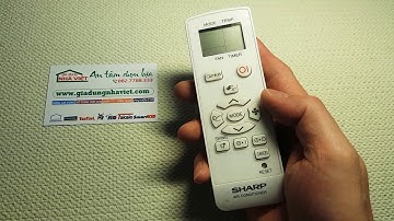 Hướng dẫn sử dụng điều hòa 1 chiều Inverter Sharp