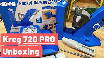 Kreg 720 Pro (2021) Pocket-Hole Jig // Unboxing & First Impressions (vs. Kreg K5)
