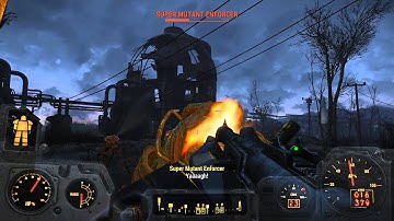 Power Armor against Super Mutants