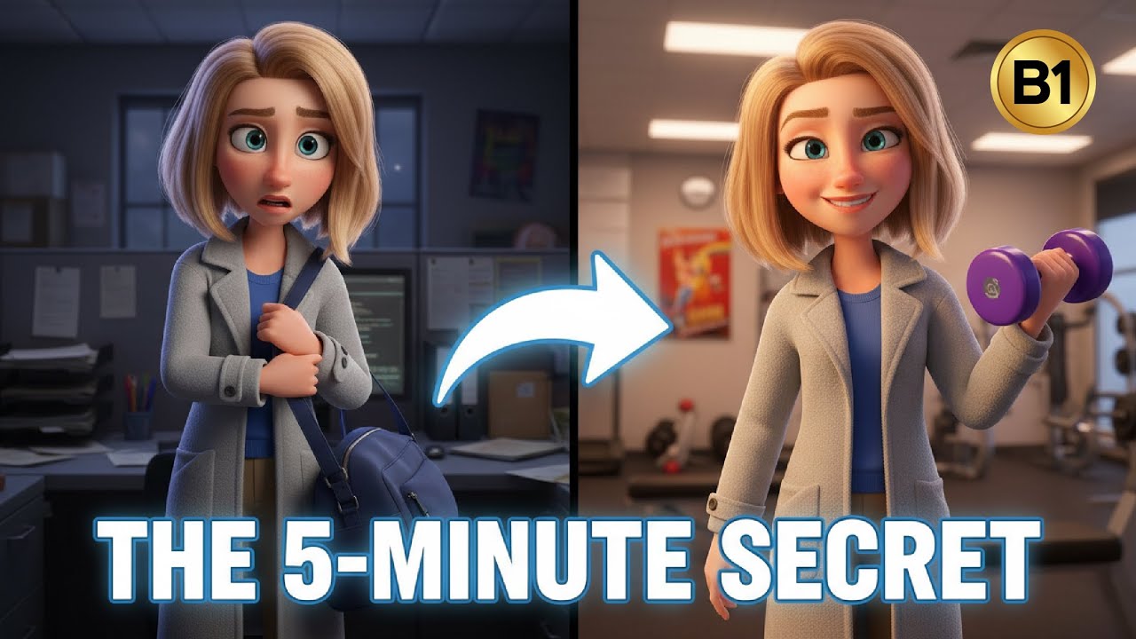 Why Small Steps Lead to Big Success, The 5-Minute Rule (B1 English Story)