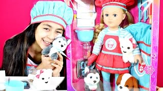 My Life Doll Pet Treat Baker With 3 Puppies|B2cutecupcakes