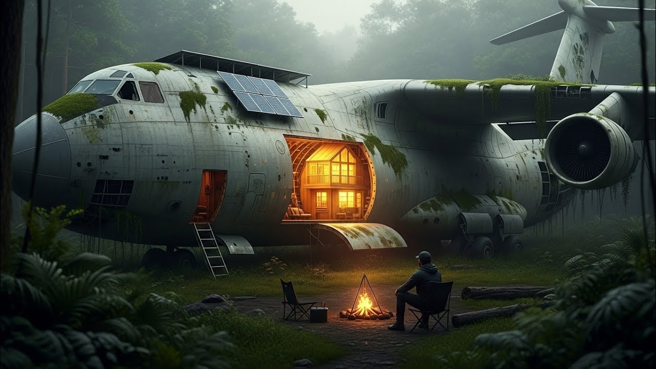 Building a House Inside a C-5 Galaxy All by Myself (Full ASMR Process)