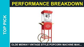 Olde Midway Vintage Style Popcorn Machine Maker Review Is it Worth it