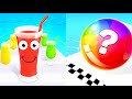 Juice Run 3D vs Ball Runner Game - Satisfying All Levels Gameplay