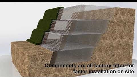 Installazione terre armate Terramesh Verde