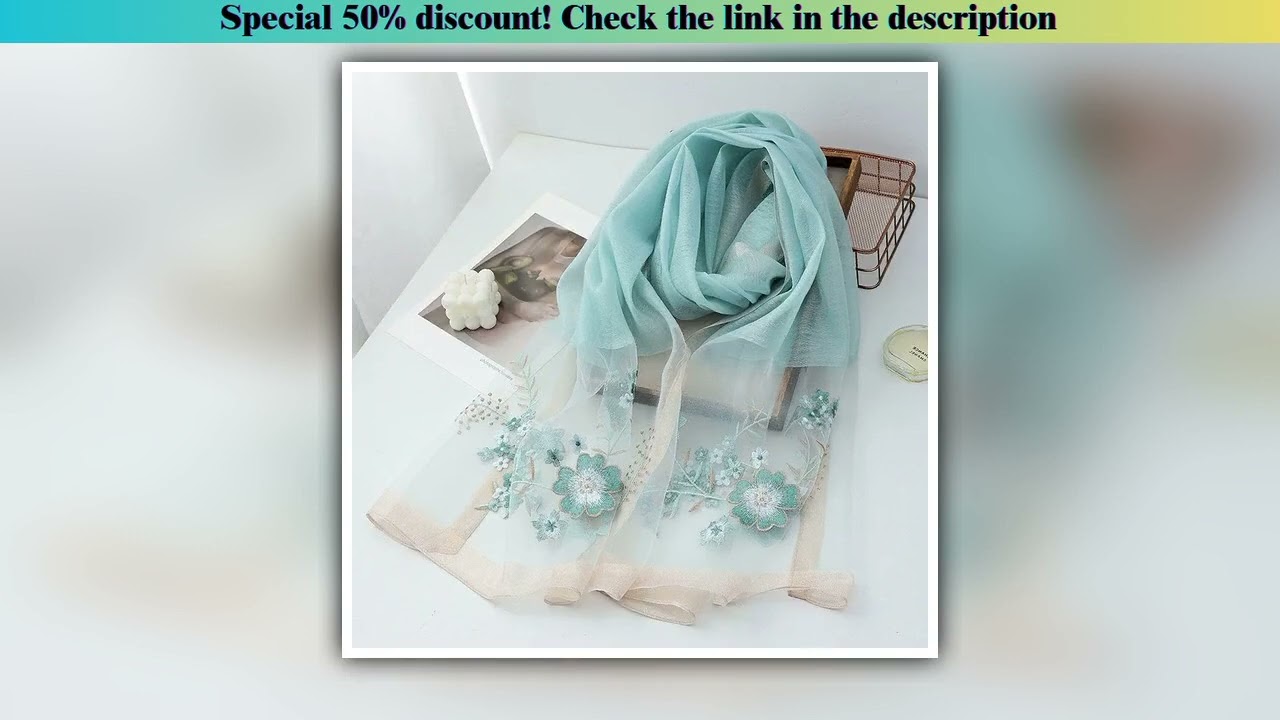 Deal Four Season silk wool scarf women hijab pashmina shawls wrap Bandana Blanket Floral Pashmina Em