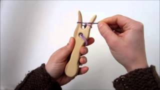 How To Use A Lucet Knitting Fork