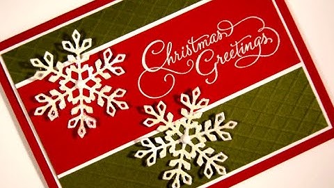 Sparkling Snowflake Card Project