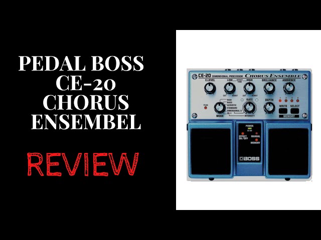 まずまず美品】BOSS CE-20 Churus Ensemble Boss CE-20 Chorus Ensemble Twin Effects Pedal | zZounds