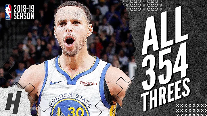 Stephen Curry ALL 354 Three-Pointers in 2018-19 NBA Regular Season - DayDayNews