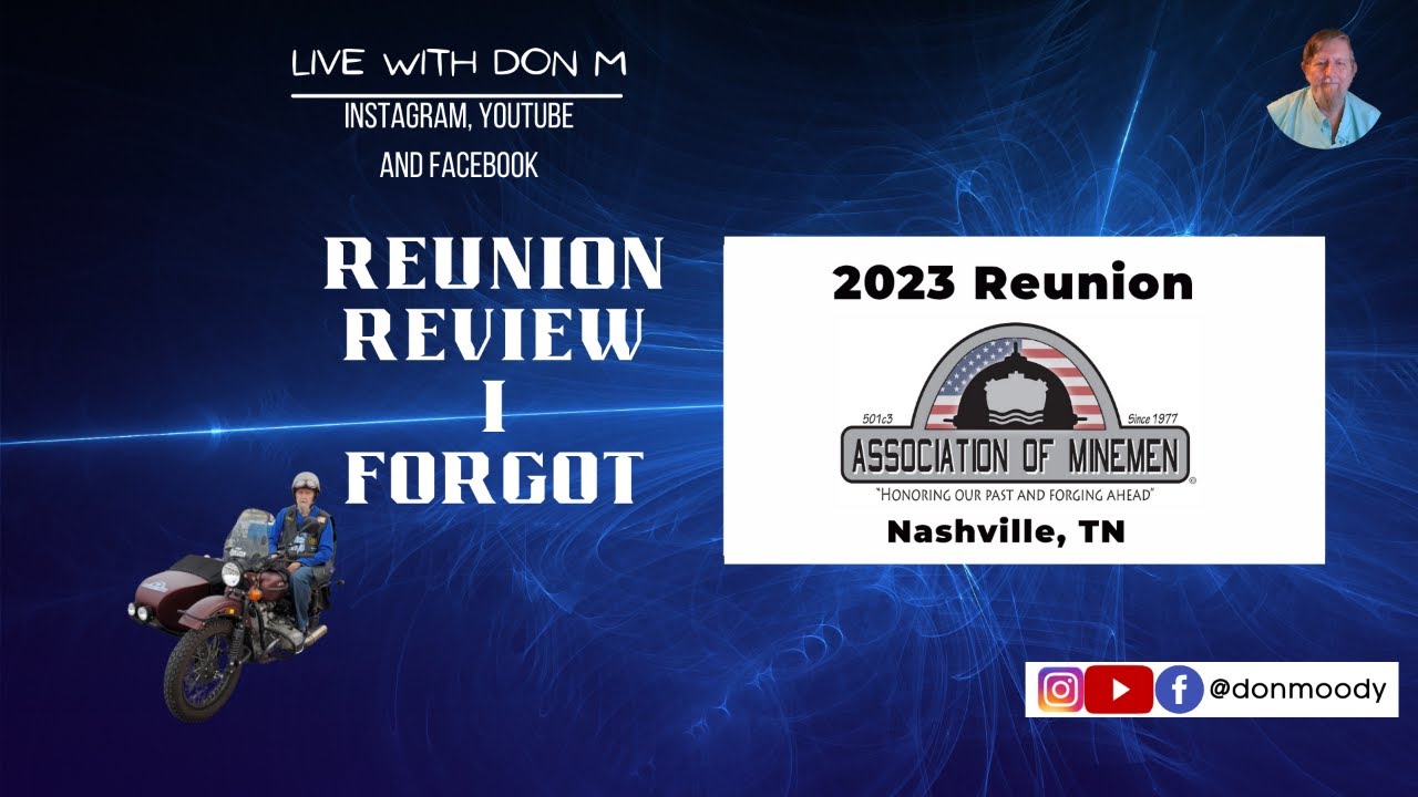 Don Moody Live - Reunion Review I Can't Believe I Forgot!