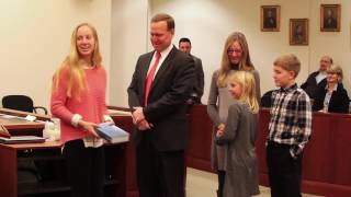 Kent County Prosecutor Chris Becker's swearing-in ceremony