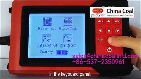 ZBL R800 rebar scanner