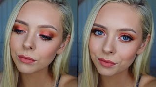 Metallic Orange Summer Makeup Look | Cosmobyhaley